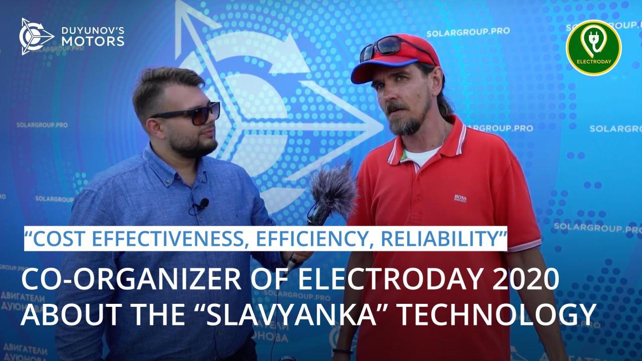 "Cost effectiveness, efficiency, reliability" - co-organizer of Electroday 2020 about the "Slavyanka" technology