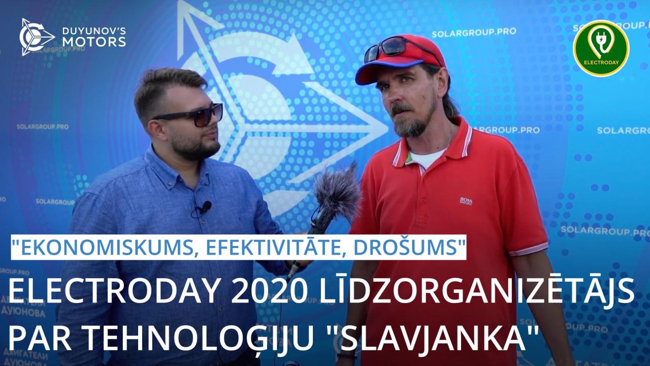 "Ekonomiskums, efektivitāte, drošums" – Electroday 2020 līdzorganizētājs par tehnoloģiju "Slavjanka"