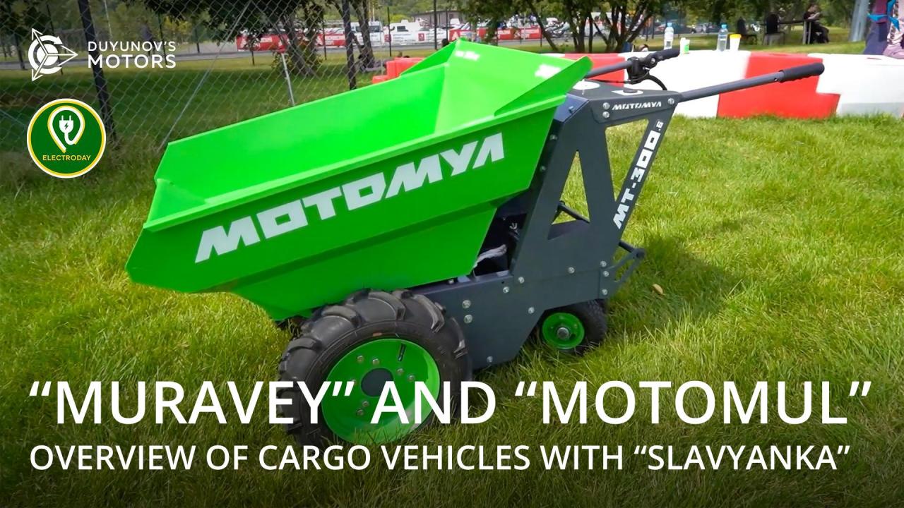 "Muravey" and "Motomul": overview of cargo vehicles with "Slavyanka"