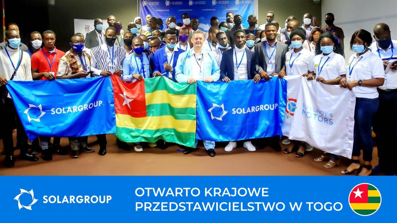 Jedenaste z kolei na świecie i czwarte w Afryce: w Togo otwarto krajowe przedstawicielstwo SOLARGROUP