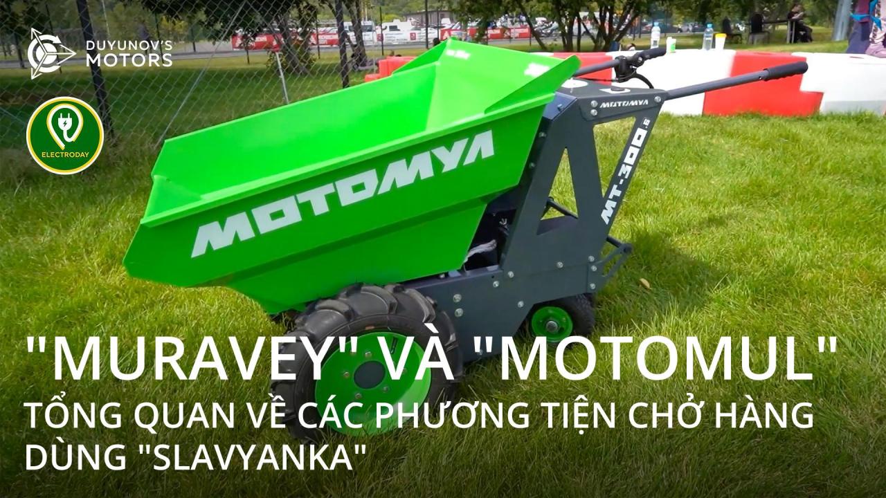 "Muravey" và "Motomul": tổng quan về các phương tiện chở hàng dùng "Slavyanka"