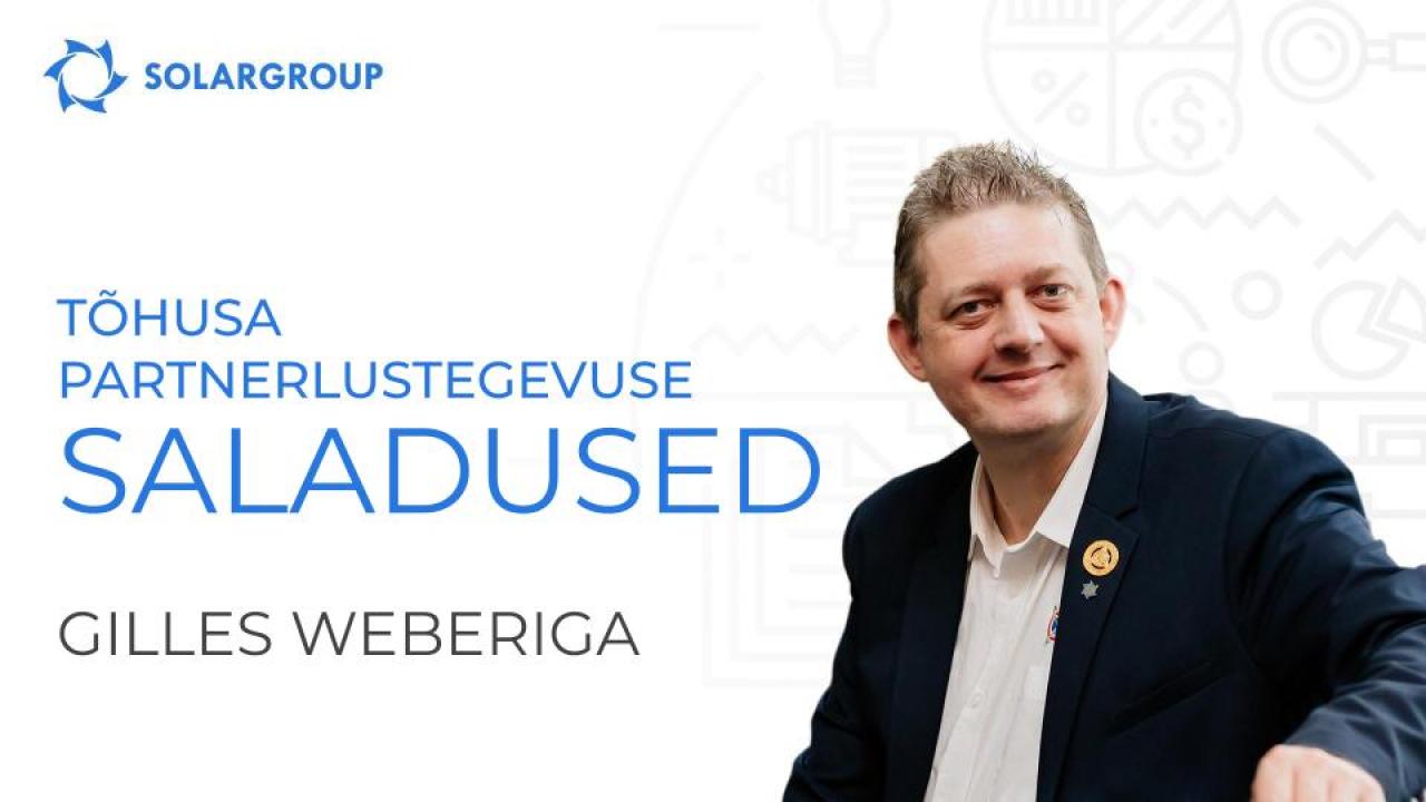 "Investeerige endasse!" - viiekordne rahvuspartner Gilles Weber jagas tõhusa partnerlustegevuse saladusi