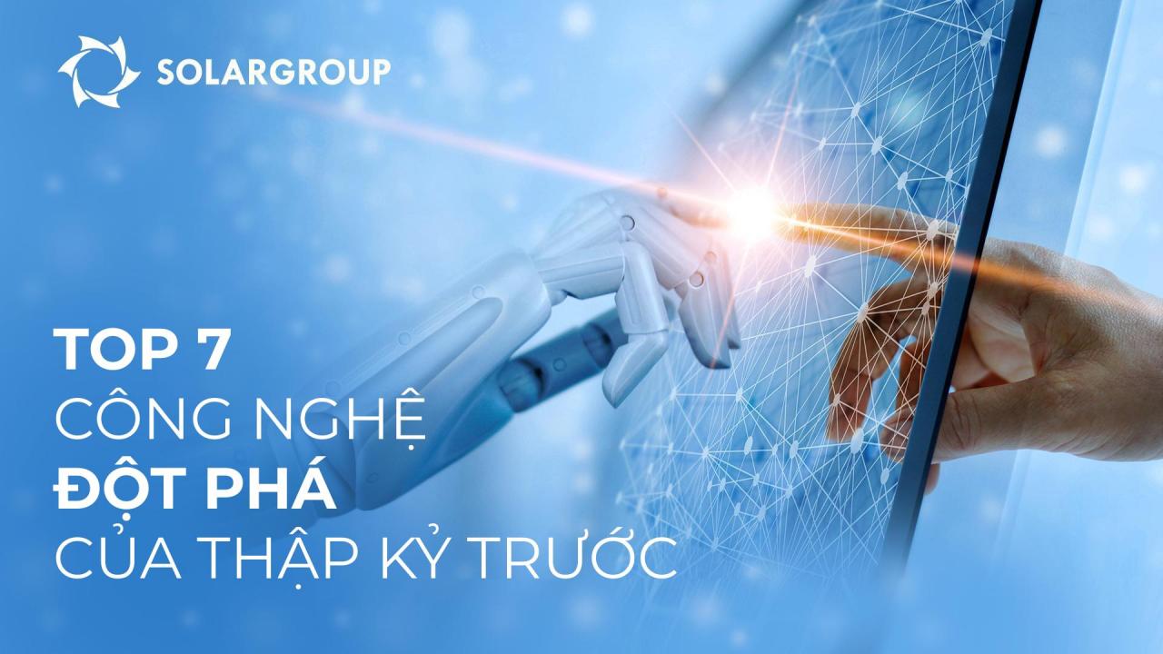 TOP 7 công nghệ đột phá của thập kỷ trước