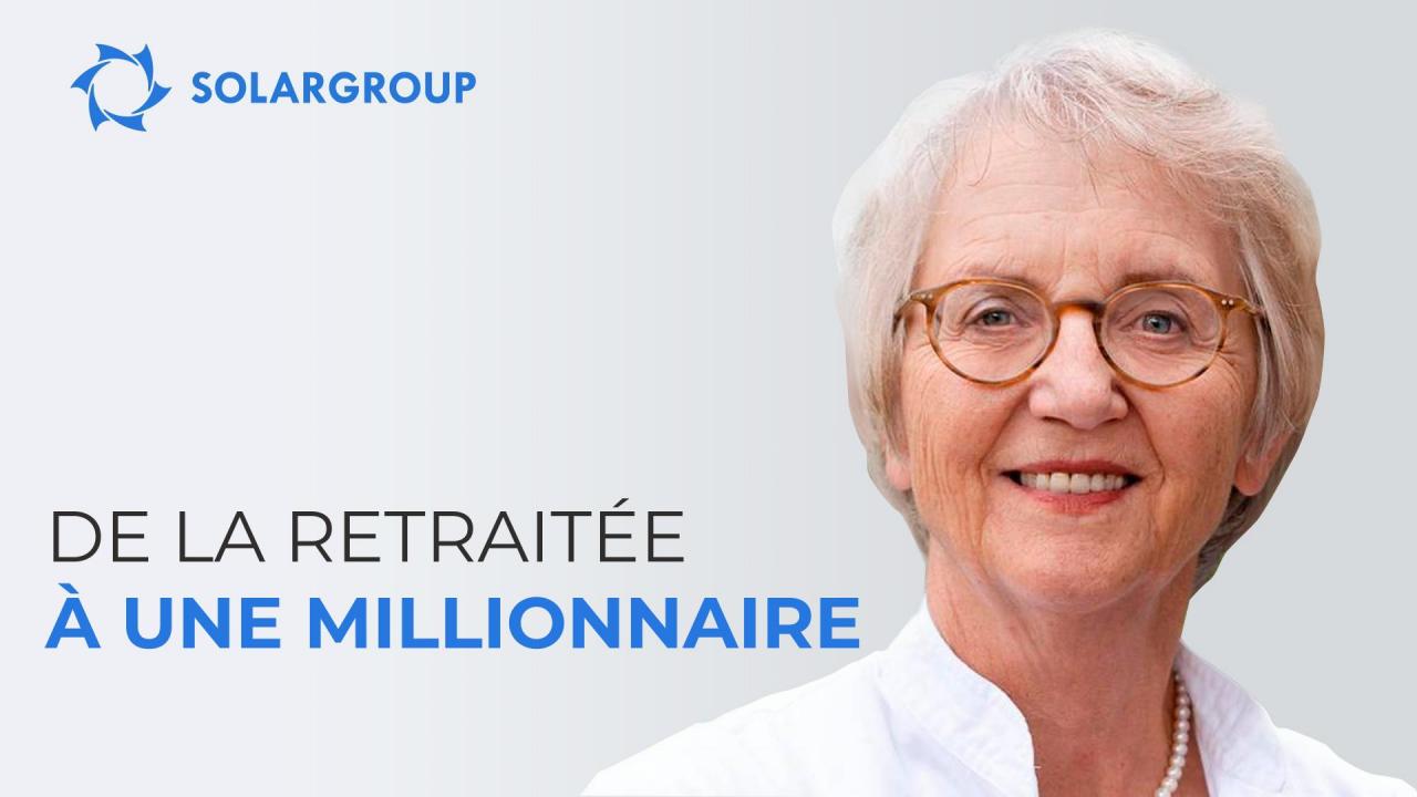 De la retraitée à une millionnaire: comment gagner 3 millions € en bourse à 75 ans