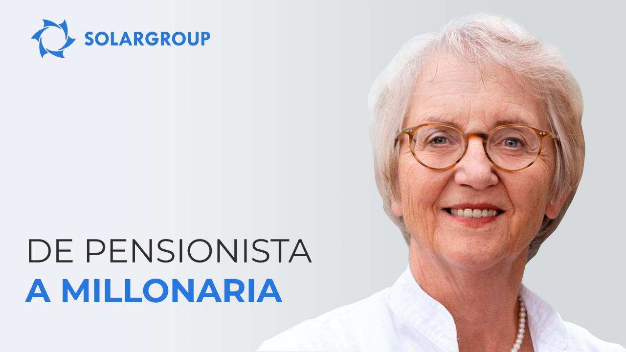 De pensionista a millonaria: cómo ganar € 3 millones en la bolsa a los 75 años