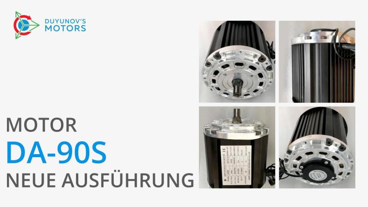 Neue Ausführung des Motors DA-90S