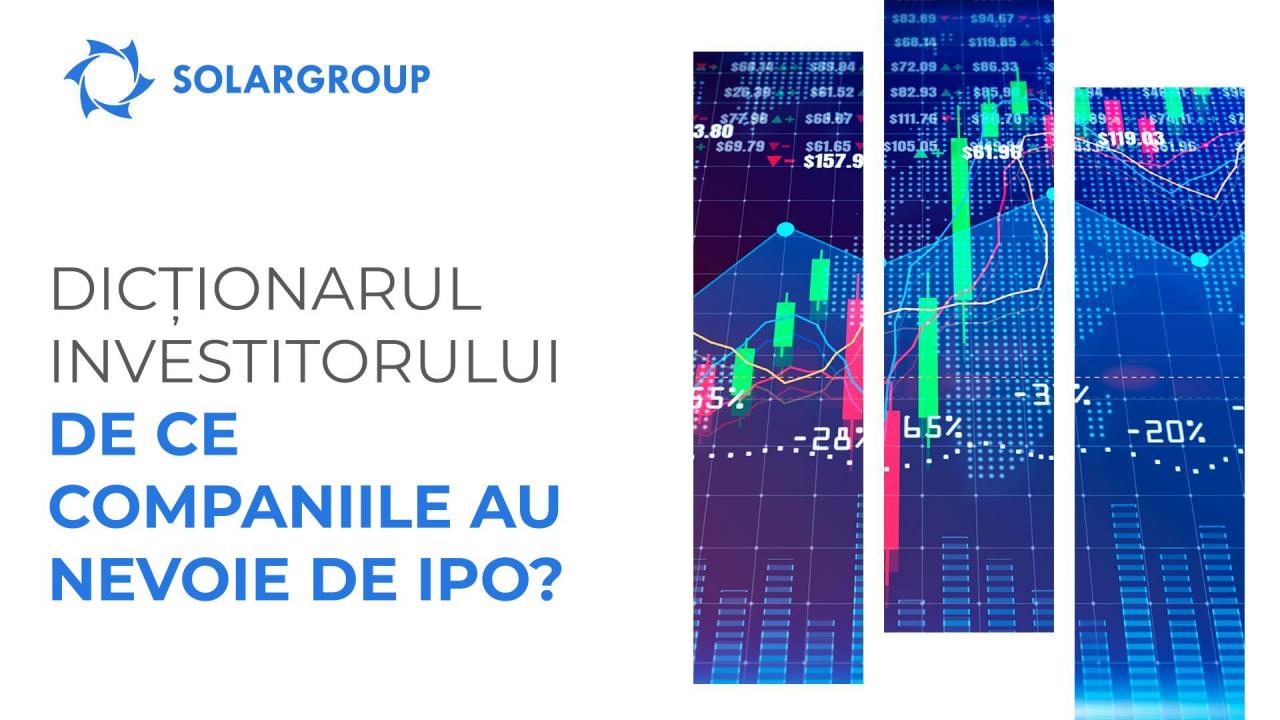 Dicționarul investitorului: De ce companiile au nevoie de IPO?