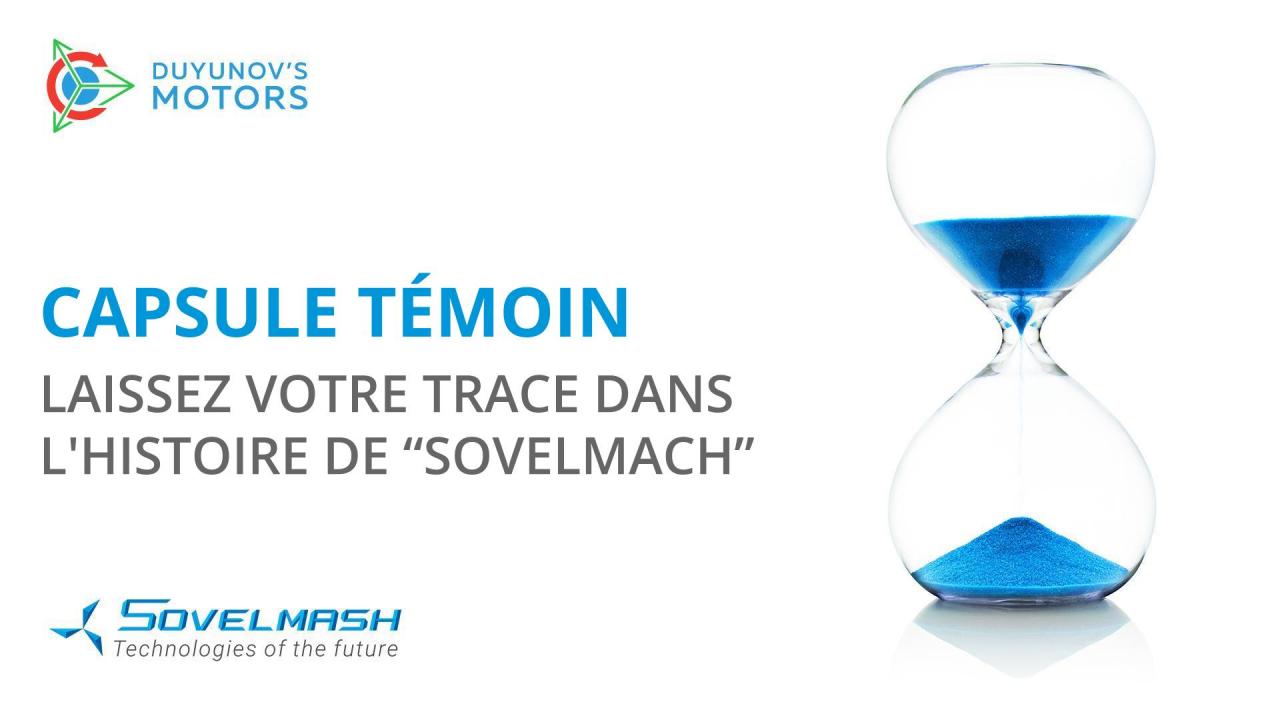 Capsule témoin : laissez votre trace dans l'histoire de "SovElMach"