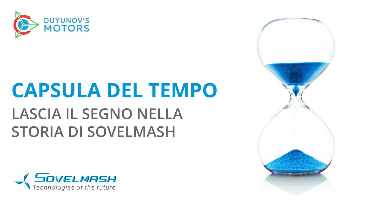 Capsula del tempo: lascia il segno nella storia di SovElMash.