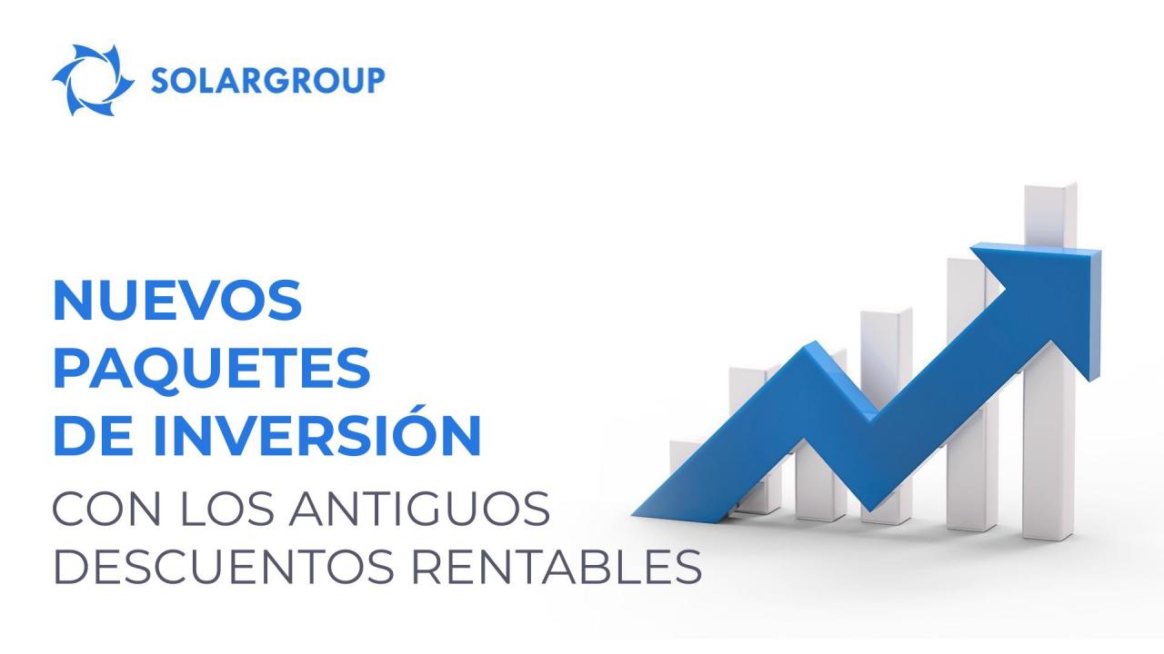 Oferta para inversores activos: ¡compre nuevos paquetes de inversión con los antiguos descuentos!