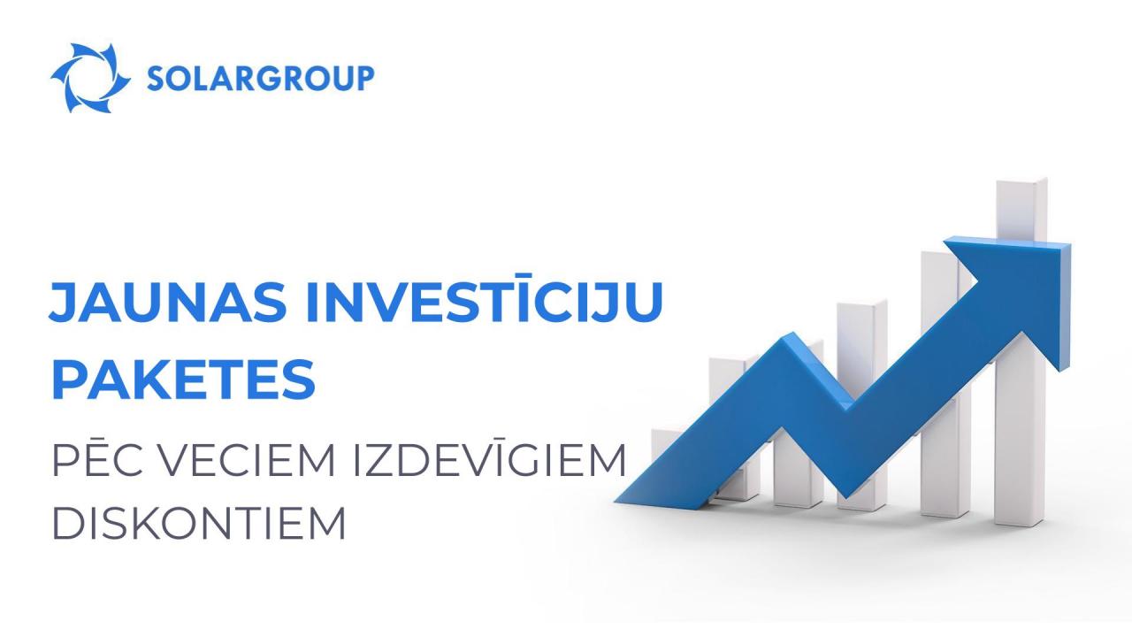 Piedāvājums esošajiem investoriem: pērciet jaunas investīciju paketes pēc veciem diskontiem!