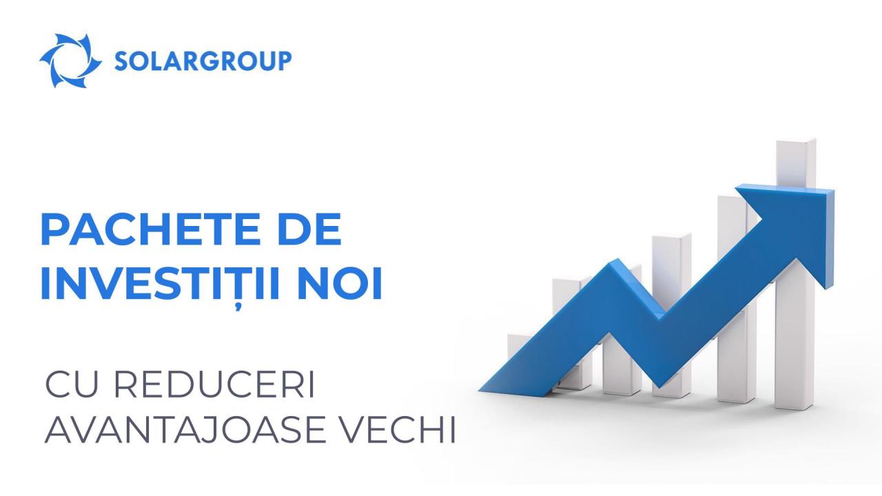 Ofertă pentru investitorii existenți: cumpărați pachete de investiții noi cu reduceri vechi!