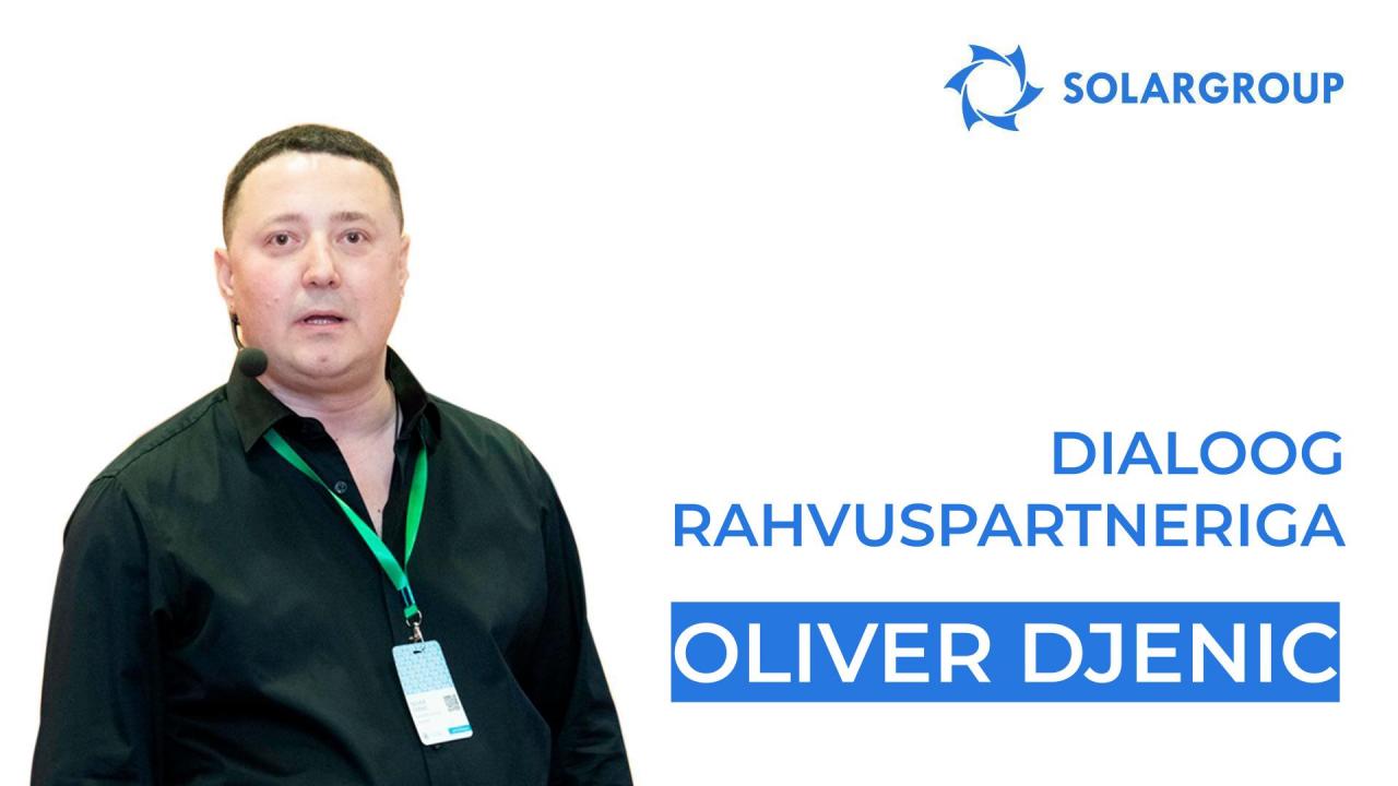 Dialoog rahvuspartneriga | Oliver Djenic