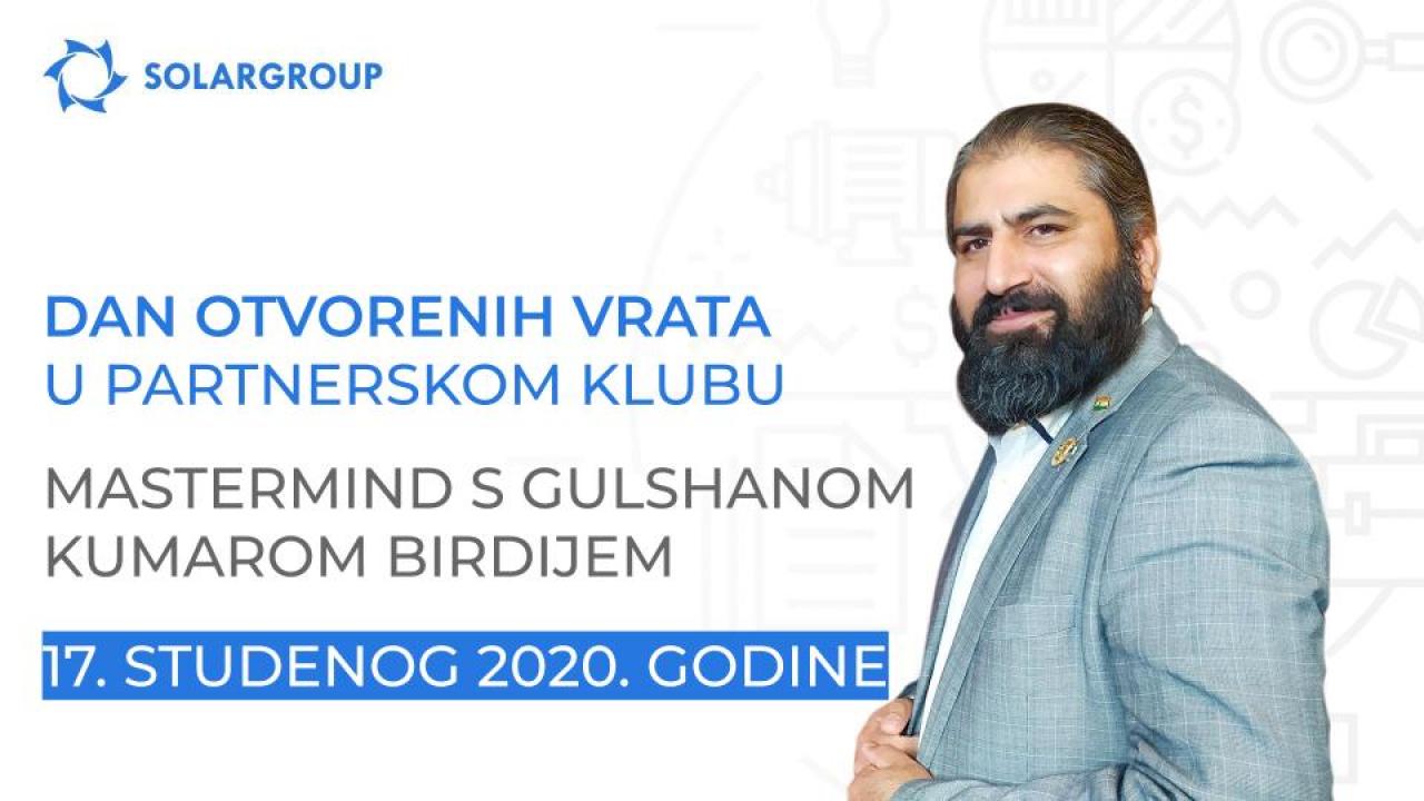 "Otvaranje novih svjetskih tržišta" s Gulshanom Kumarom Birdijem: glavni motiv za sve partnere tvrtke SOLARGROUP