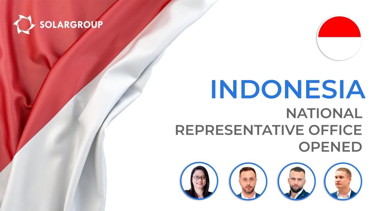 SOLARGROUP's national representative office in Indonesia has been opened!