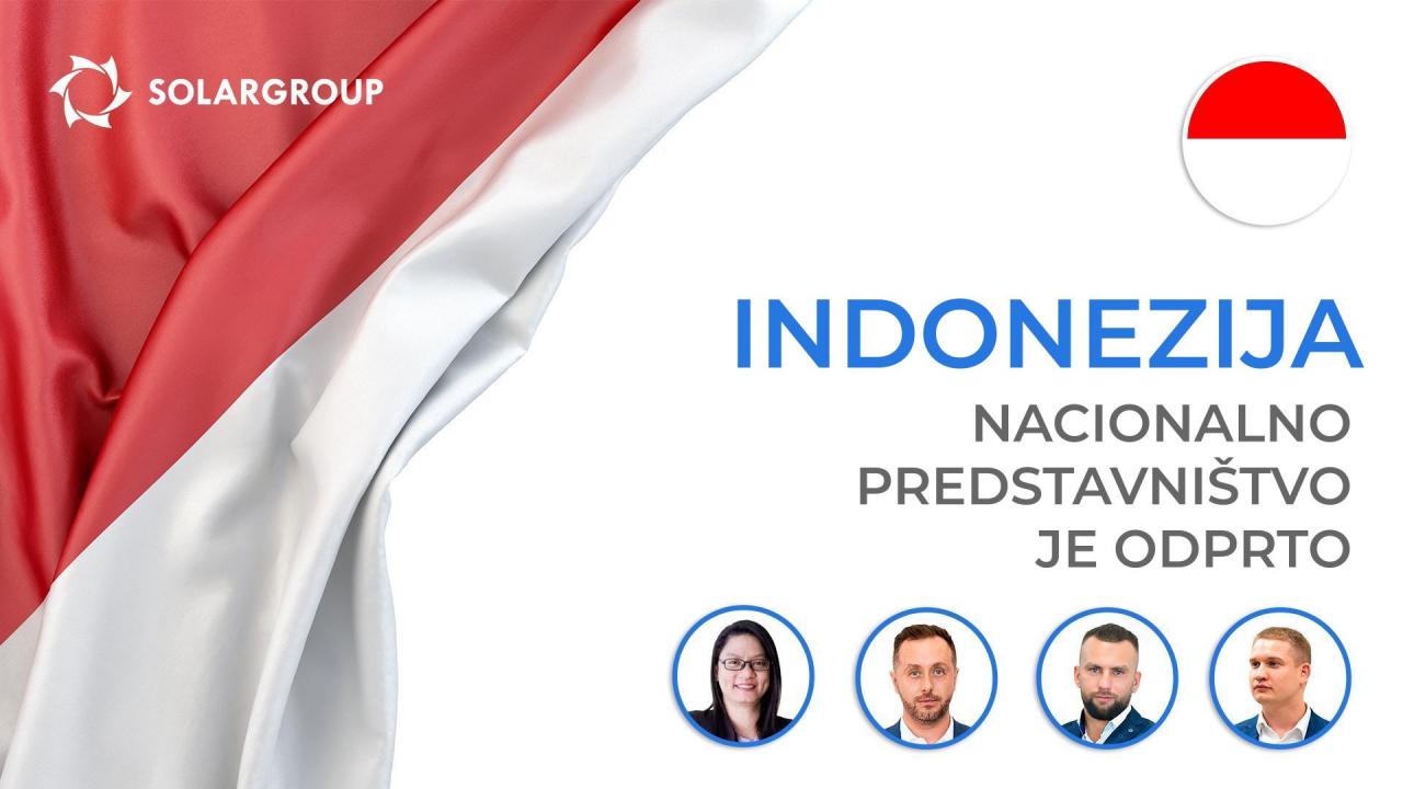 Nacionalno predstavništvo SOLARGROUP-a v Indoneziji je odprto!