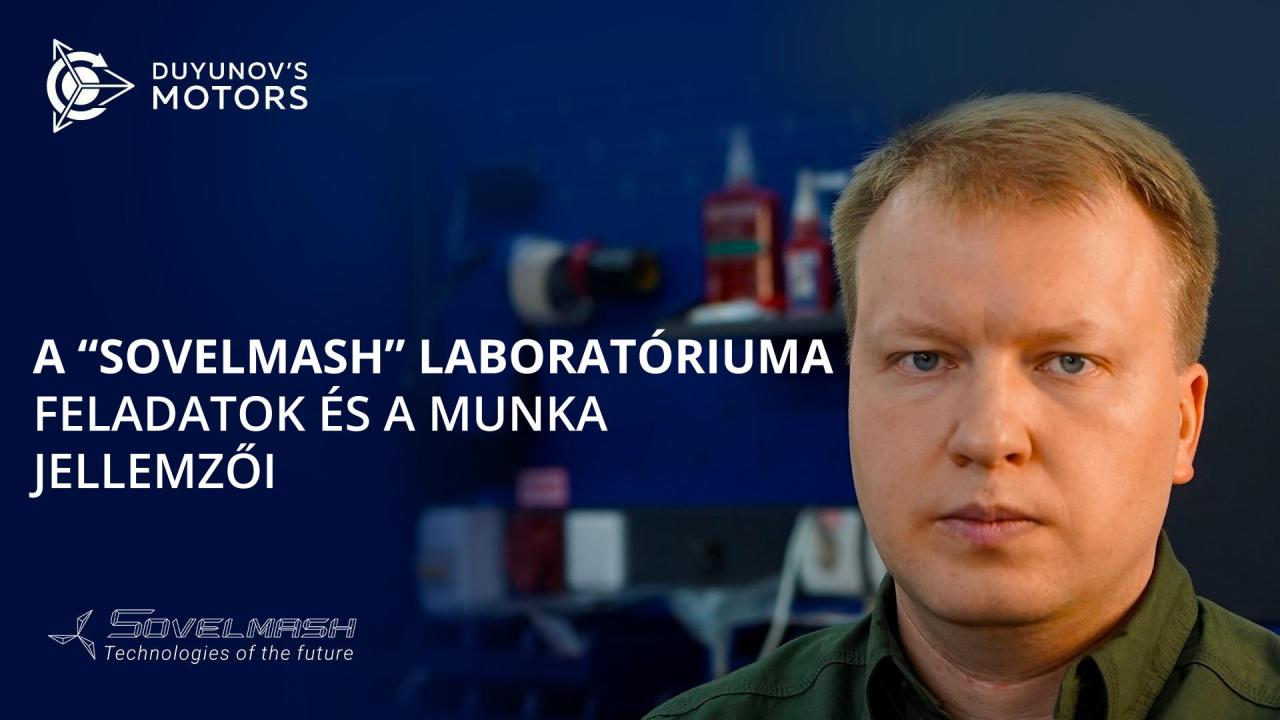 A „SovElMash" laboratóriuma: feladatok és a munka jellemzői