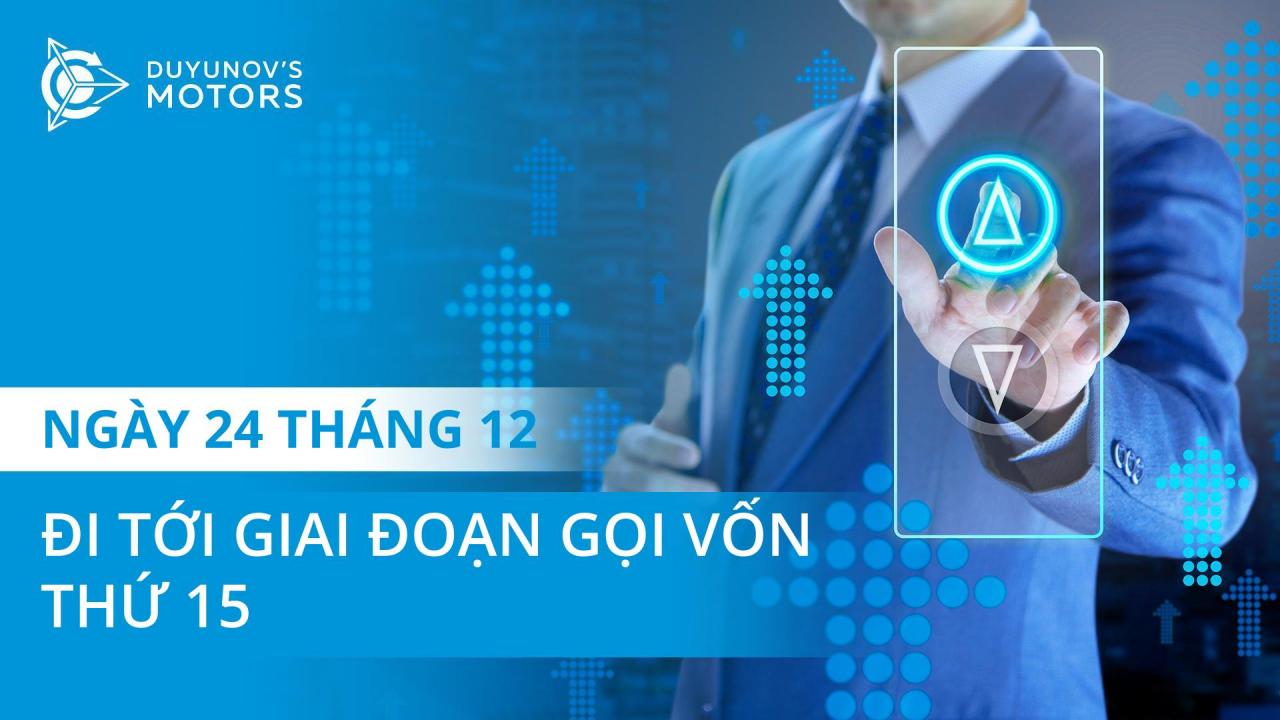 Vào ngày 24 tháng 12, dự án chuyển sang giai đoạn gọi vốn thứ 15