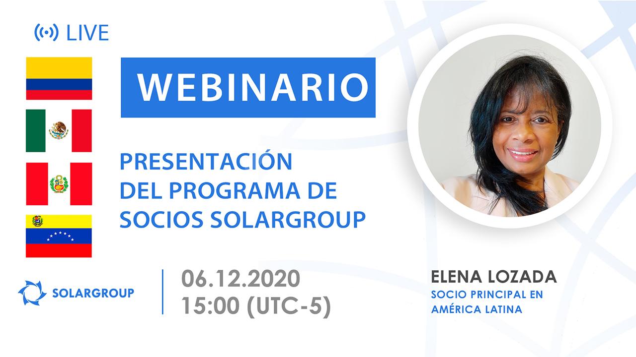 Latinoamerica. Presentación del programa de socios de SOLARGROUP