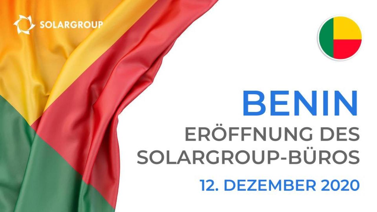 Der Club der SOLARGROUP-Freunde eröffnet ein Büro in Benin