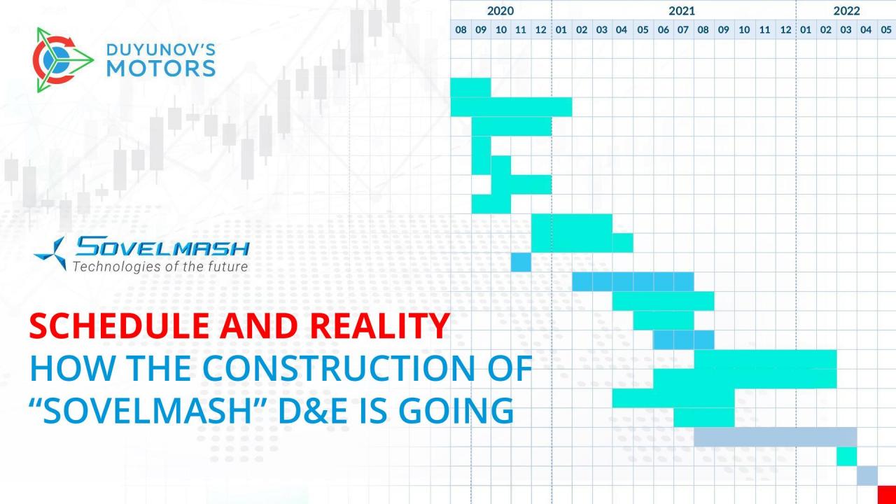 Schedule and reality: how the construction of "SovElMash" D&E is going