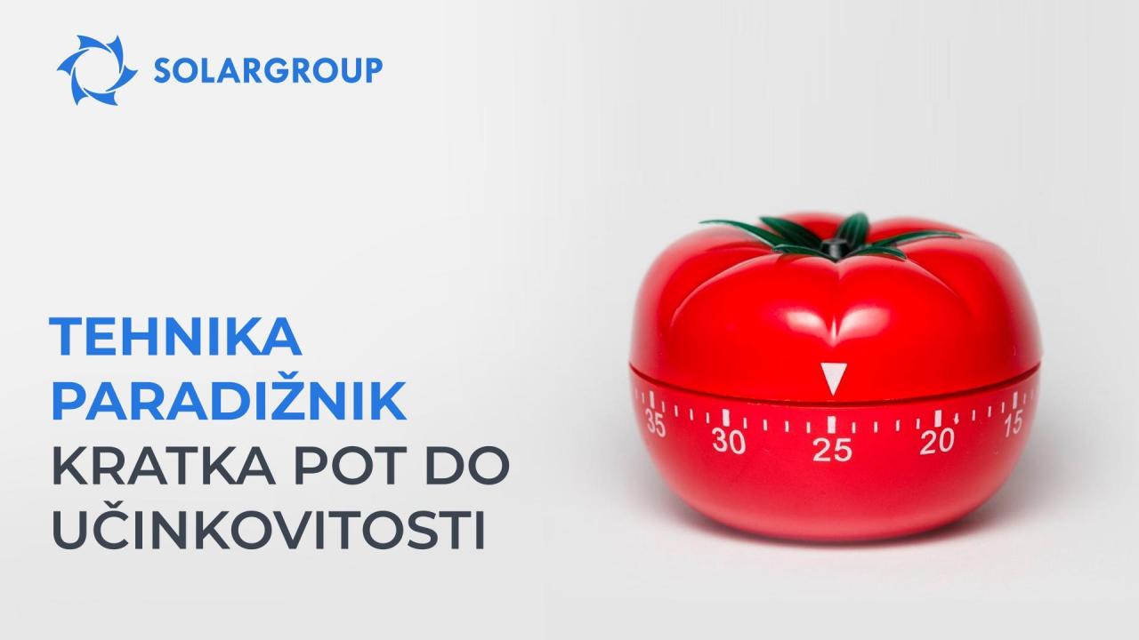 Kako lahko metoda Pomodoro pomaga doseči osebno učinkovitost