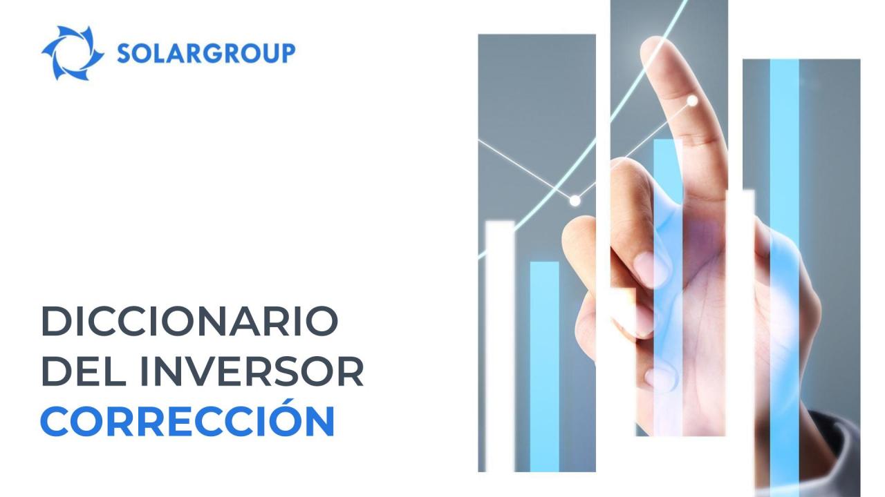 #Diccionariodelinversor: Corrección