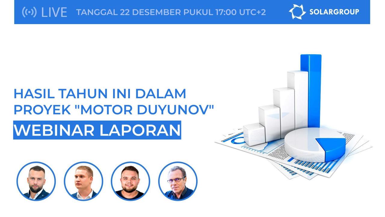 Hasil tahun ini dalam proyek "motor Duyunov": webinar laporan dengan terjemahan ke dalam 11 bahasa