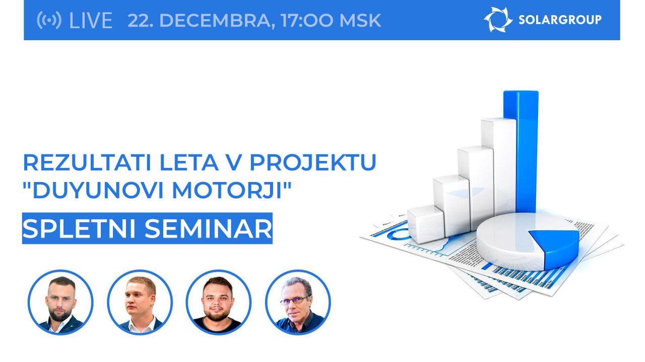 Rezultati leta v projektu "Duyunovi motorji": spletni seminar v 11 jezikih
