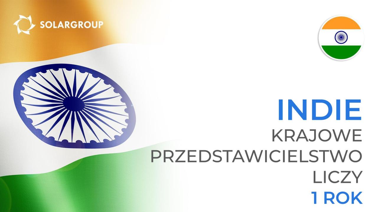 Krajowe przedstawicielstwo SOLARGROUP w Indiach liczy 1 rok!