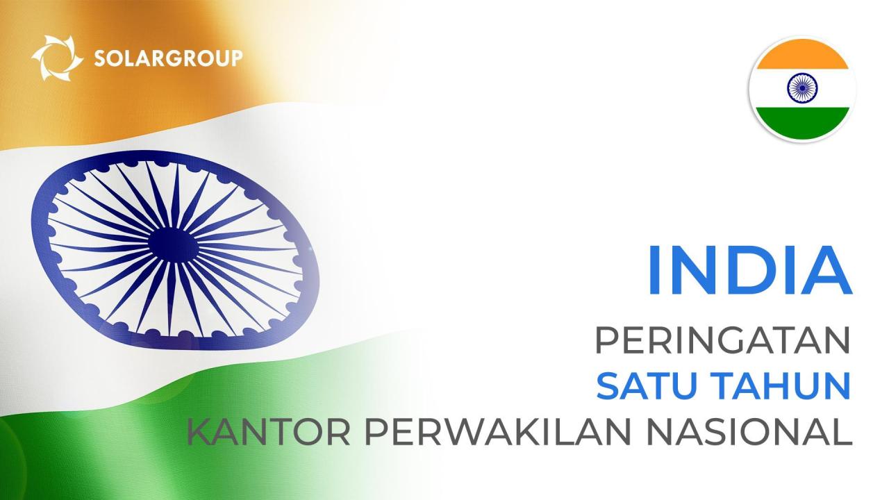 Kantor perwakilan nasional SOLARGROUP di India merayakan peringatan satu tahun pembukaannya!