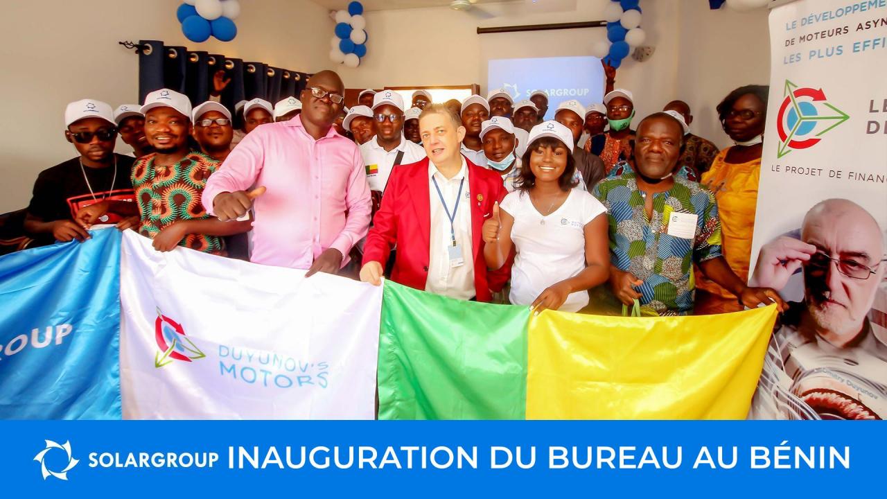 Le bureau de SOLARGROUP a ouvert ses portes au Bénin