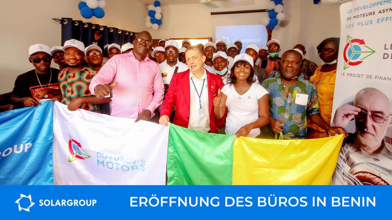 In Benin wurde ein SOLARGROUP-Büro eröffnet