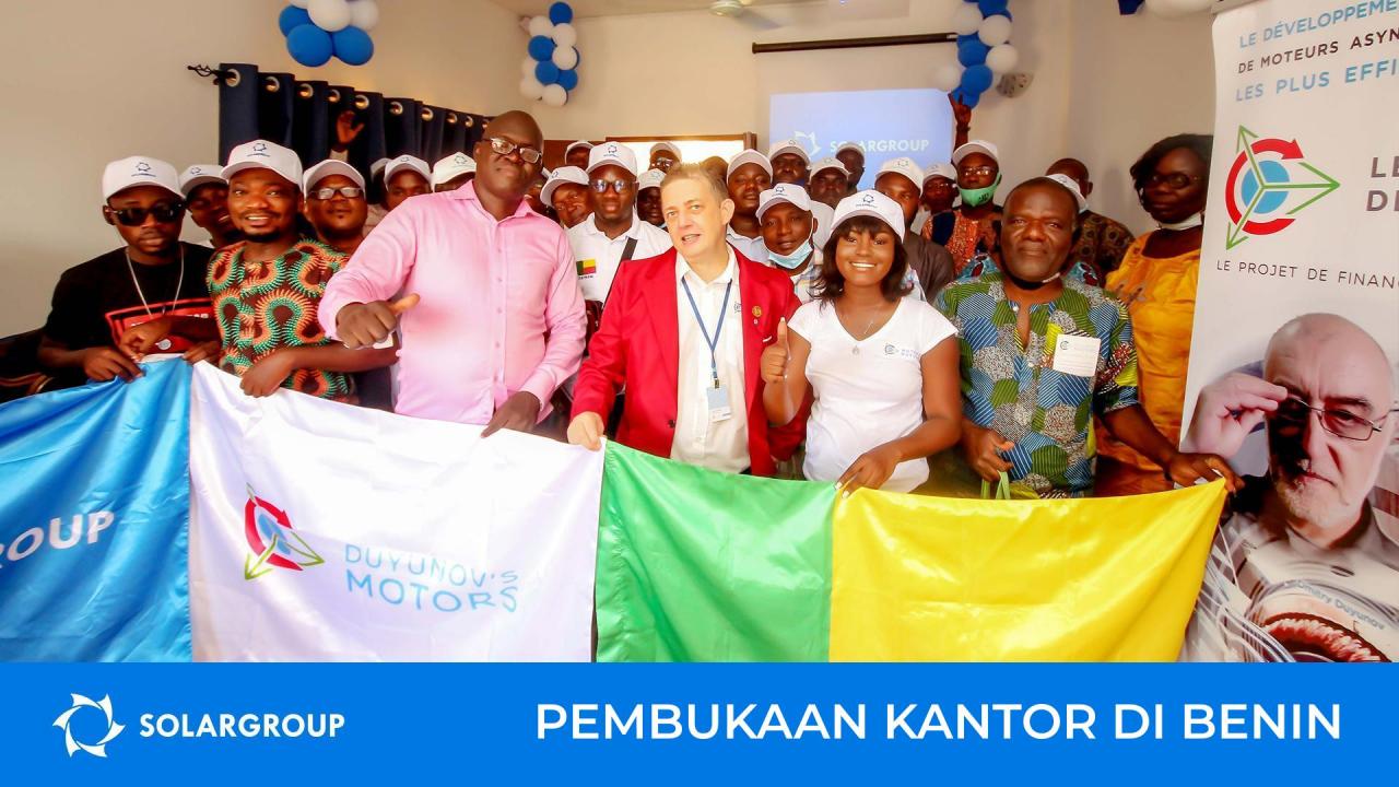 Kantor SOLARGROUP dibuka di Benin