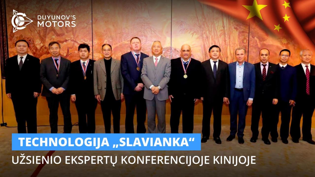 Technologiją „Slavianka“ pristatė Kinijoje vykusioje užsienio ekspertų konferencijoje