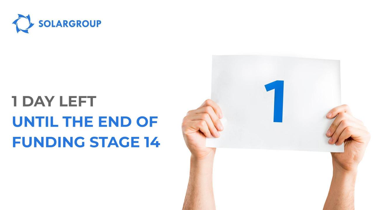 1 day left until the end of stage 14!