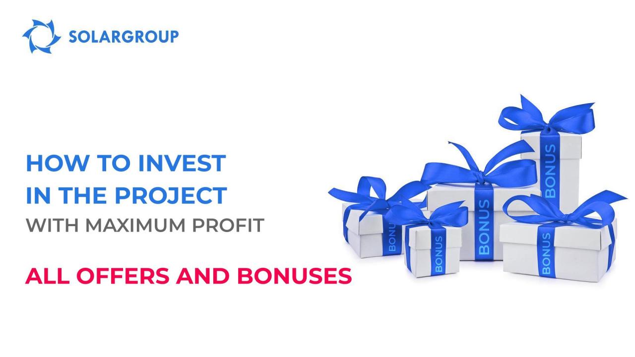 How to invest in the project with maximum profit: all the offers and bonuses