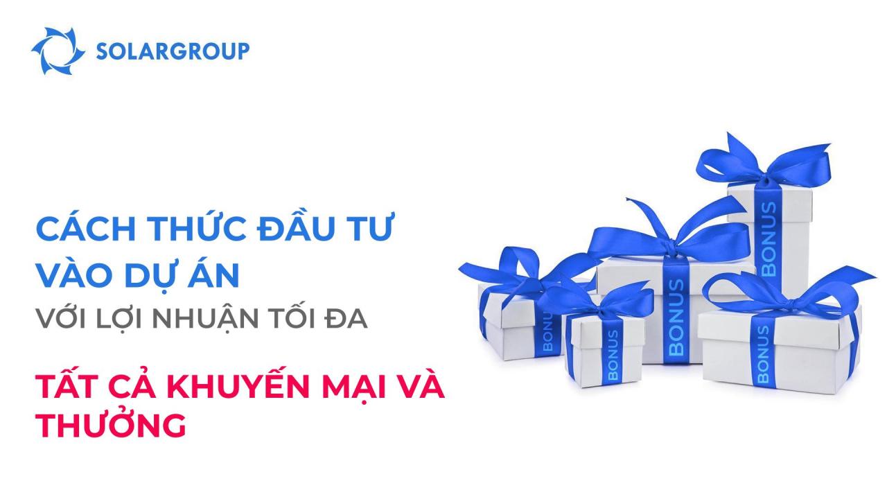 Cách thức đầu tư vào dự án với lợi nhuận tối đa: tất cả khuyến mại và thưởng