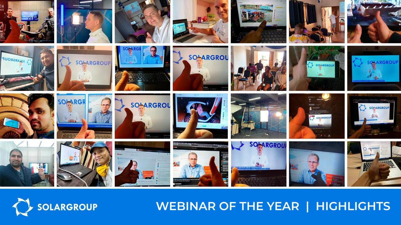 Important news, the record high number of views and an unexpected challenge from the audience: what the final webinar of the year in the project was like