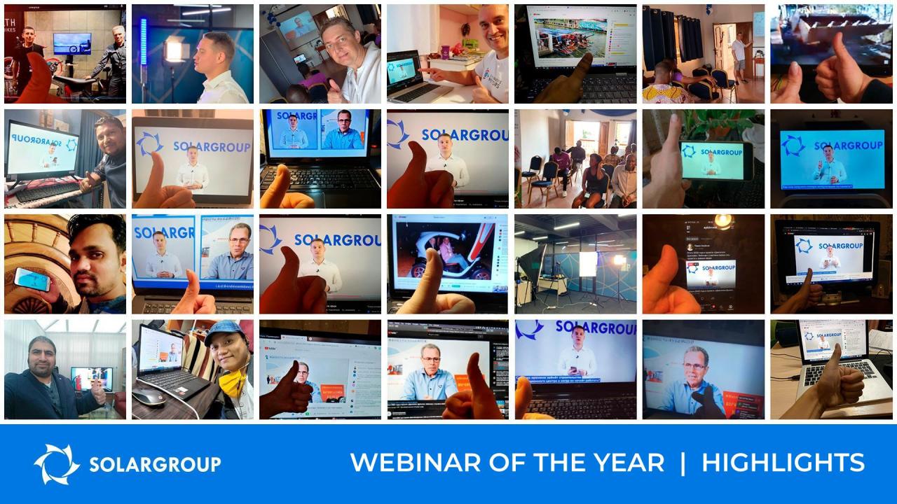 Important news, the record high number of views and an unexpected challenge from the audience: what the final webinar of the year in the project was like