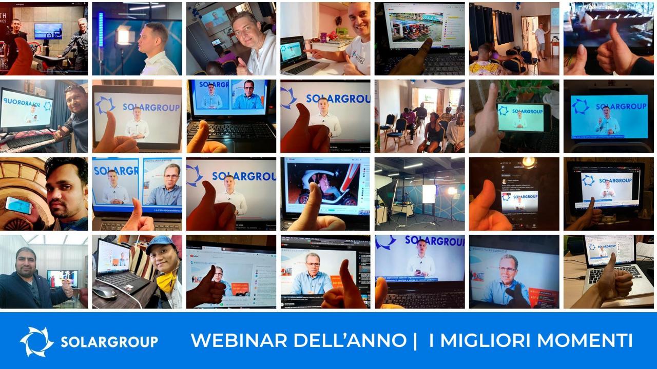 Novità importanti, record di visualizzazioni e una sfida inaspettata da parte degli spettatori: come si è svolto il webinar finale dell'anno del progetto