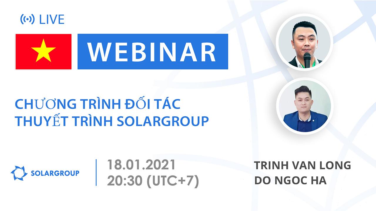 Vietnam. Thuyết trình về chương trình đối tác SOLARGROUP