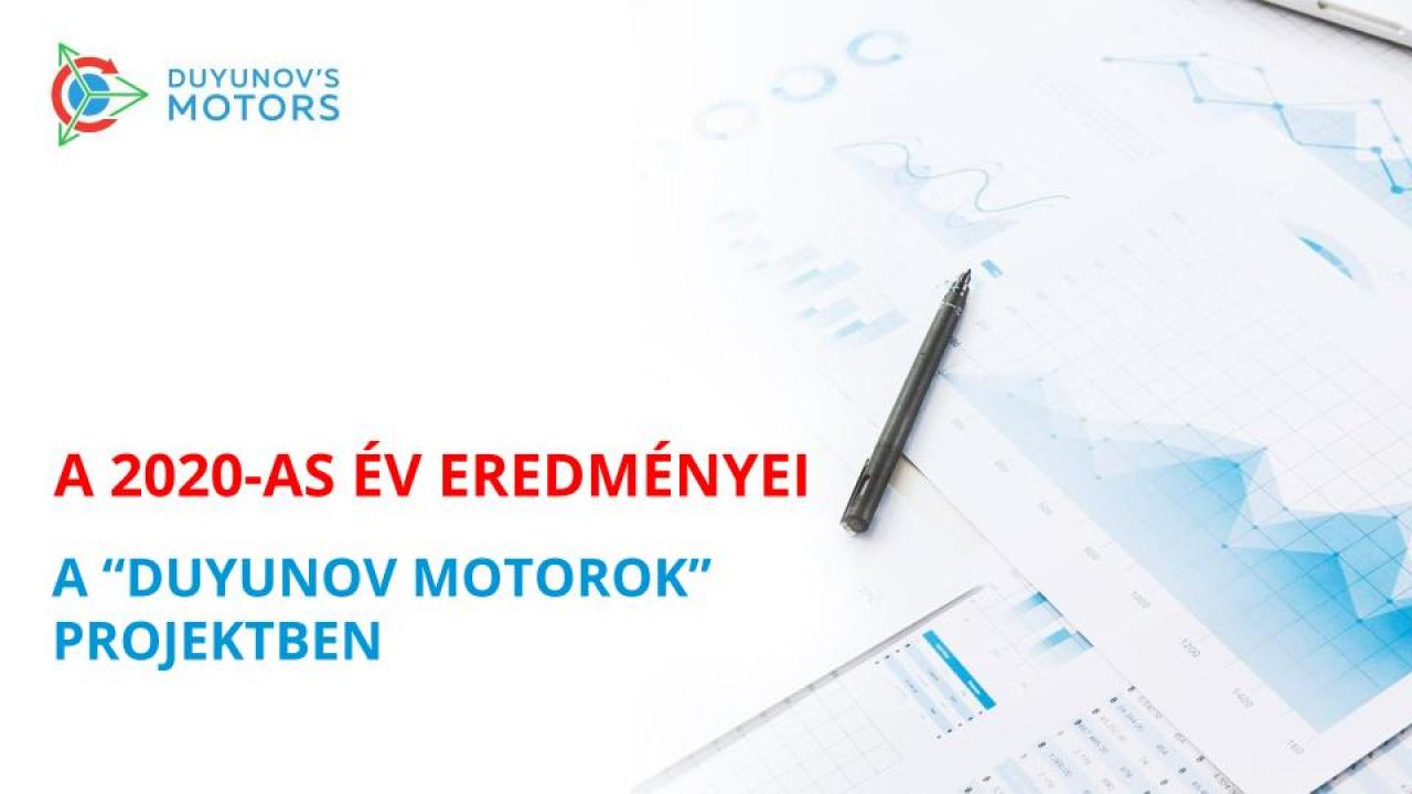 A Duyunov Motorok" projekt 2020-as eredményei