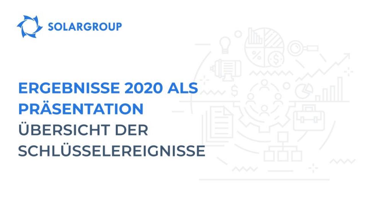 Ergebnisse 2020 als Präsentation