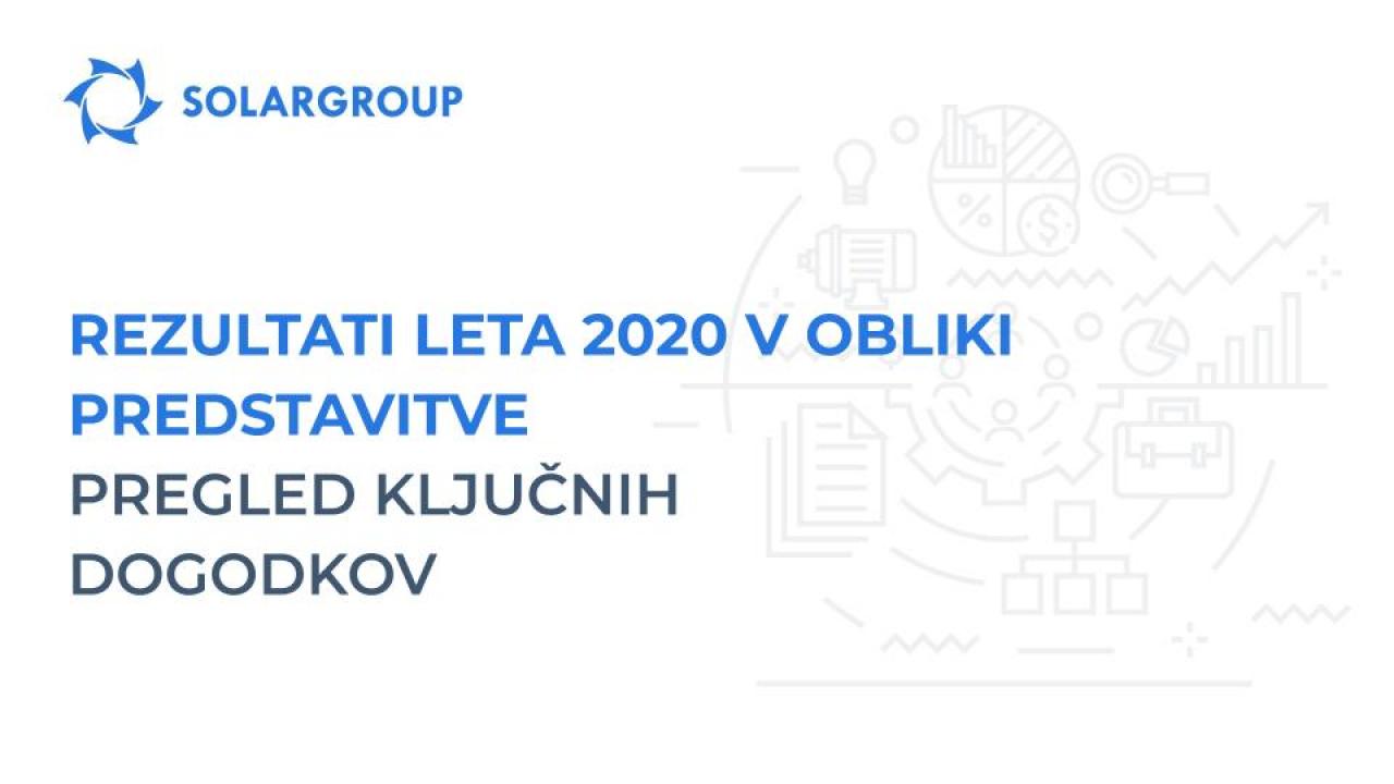 Rezultati leta 2020 v obliki predstavitve