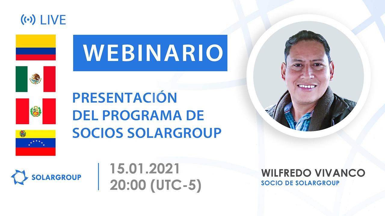 Latinoamerica. Presentación del programa de socios de SOLARGROUP