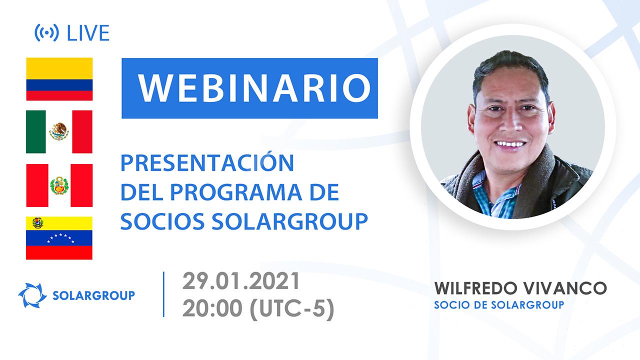 Latinoamerica. Presentación del programa de socios de SOLARGROUP