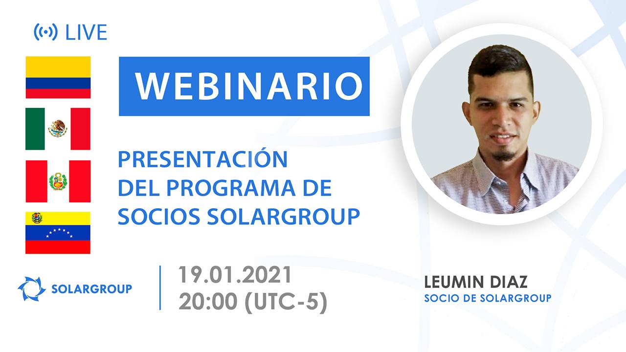 Latinoamerica. Presentación del programa de socios de SOLARGROUP