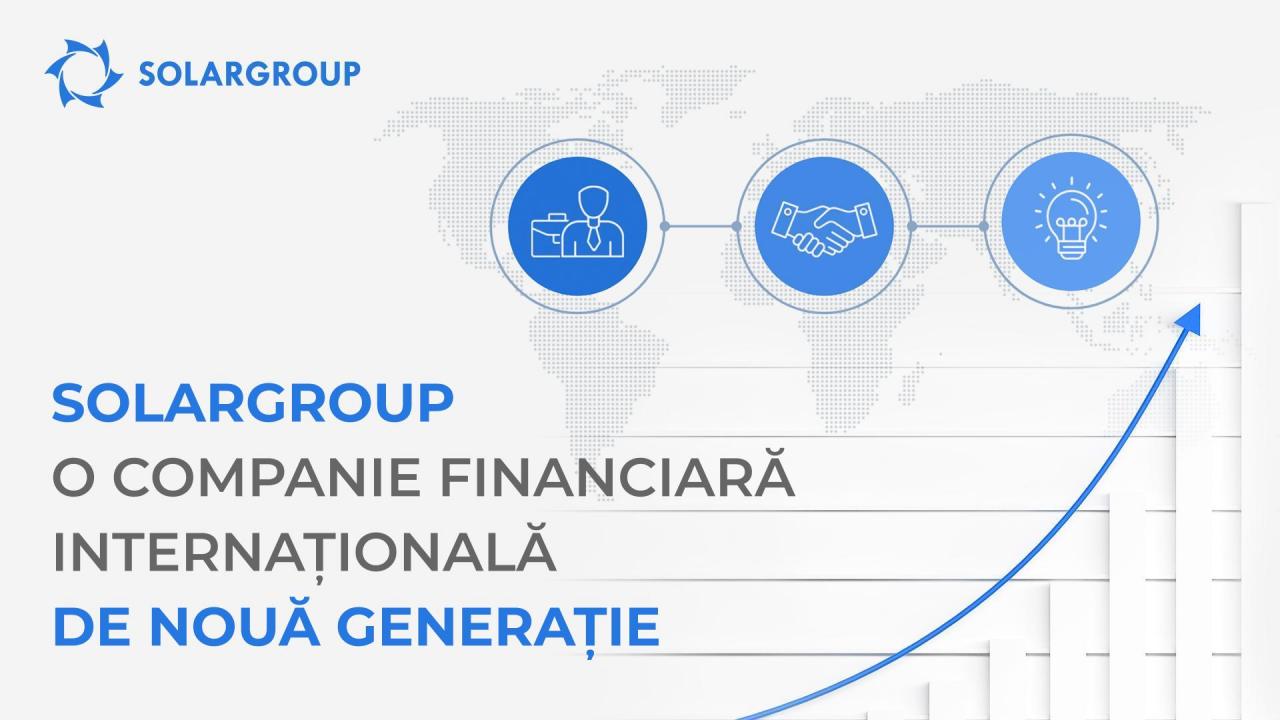 SOLARGROUP este o companie financiară internațională de nouă generație