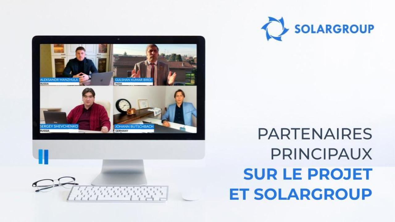 Partenaires principaux sur le projet et SOLARGROUP